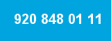 920 848 01 11